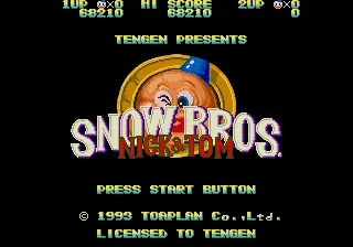 Sega Snow Bros 